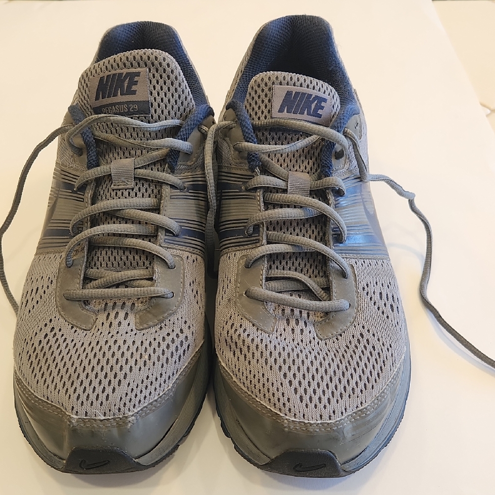 Men's Nike PEGASUS Gray/ Navy Running Shoes